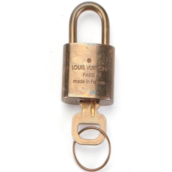 Louis Vuitton Brass Padlock and Key Set - Picture 3 of 3